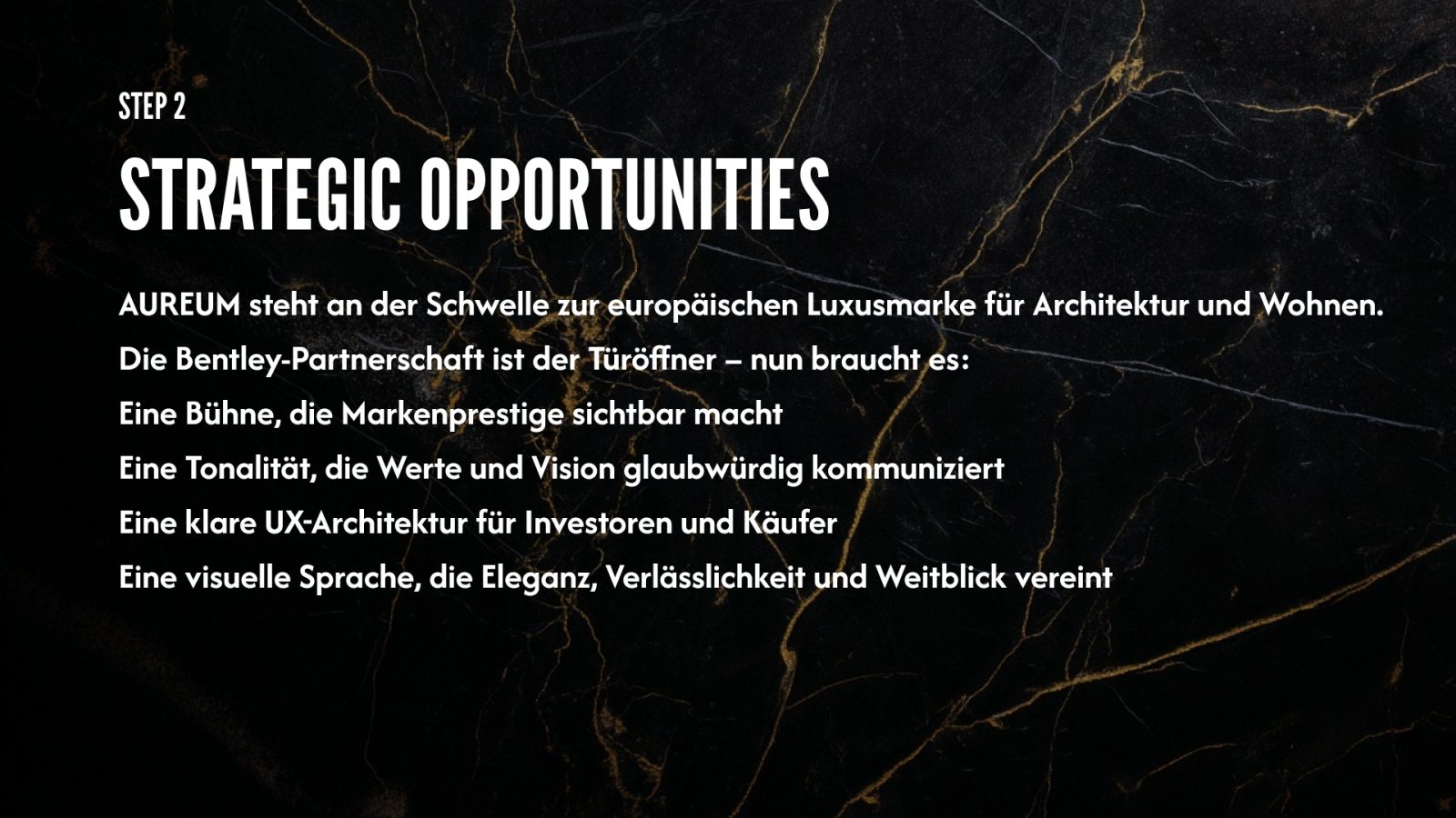 Aureum brand slide 3