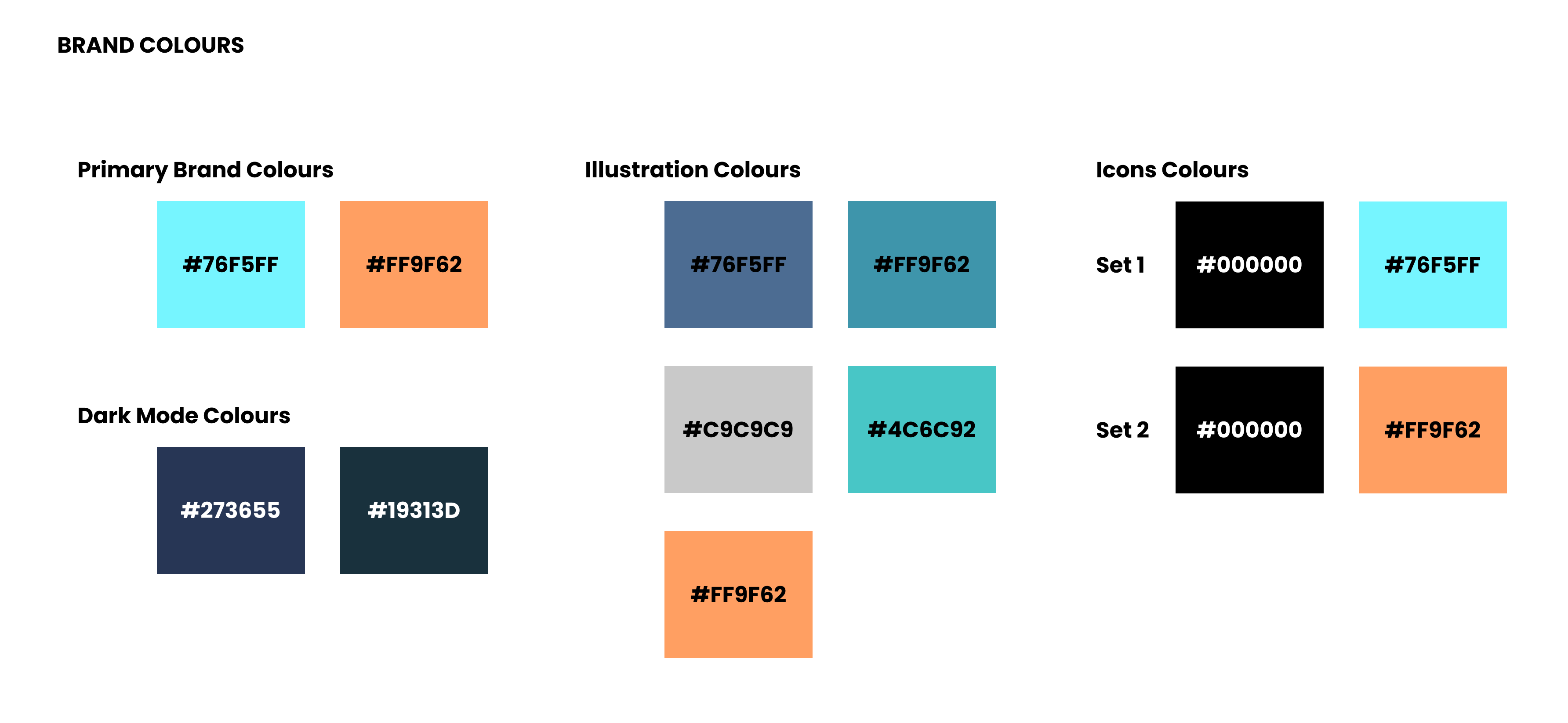 Datamines colour palette