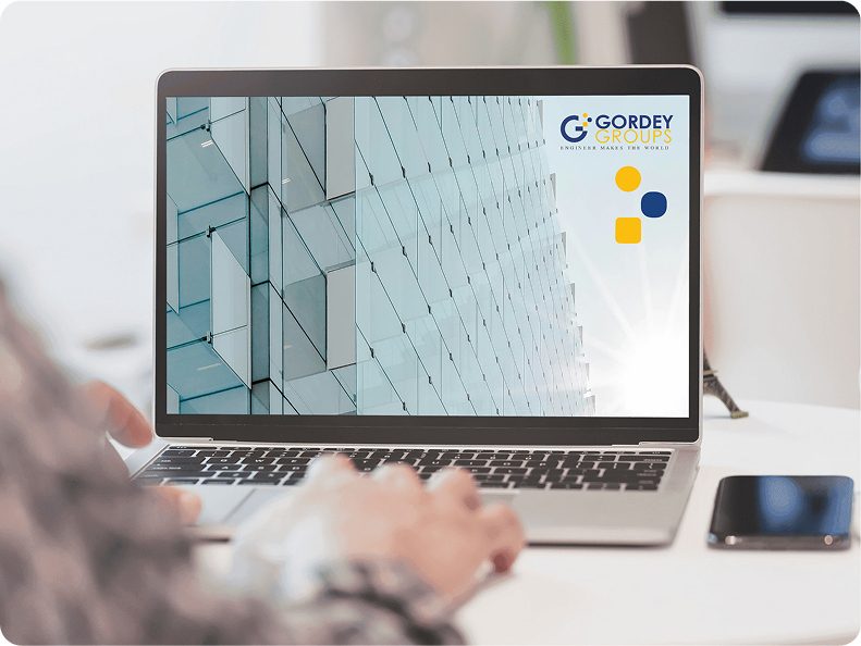 Gordey Groups identity mockup