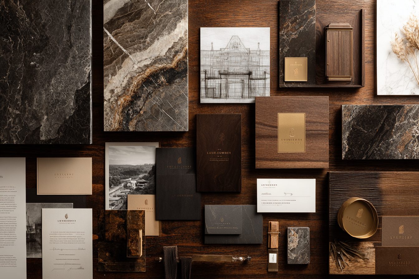 Architectural brand moodboard