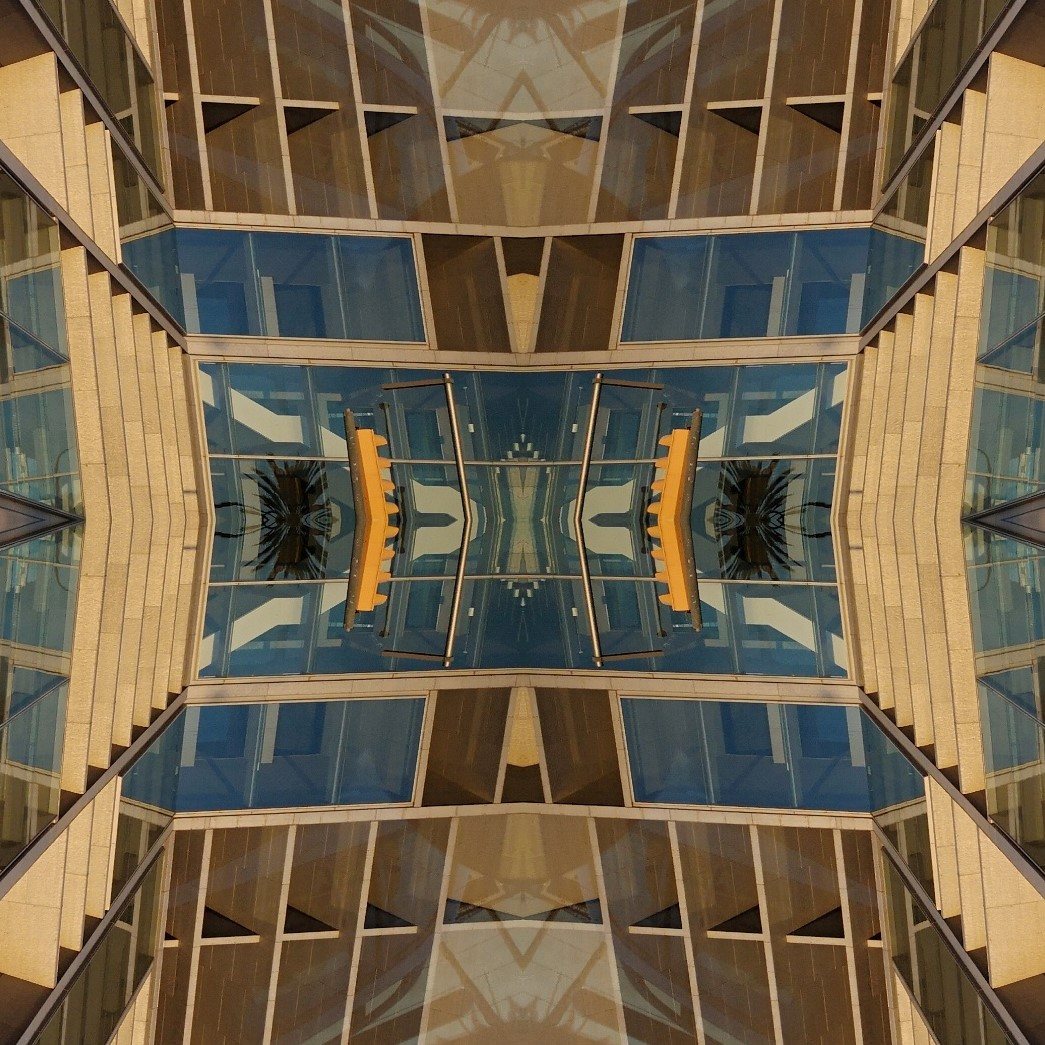 Mirrored variation 1 of the same photograph