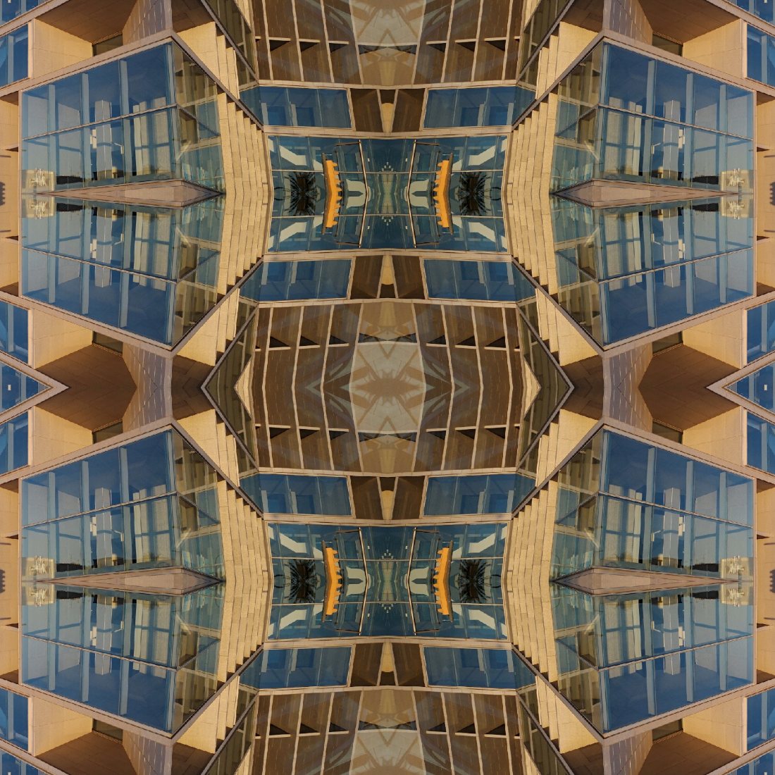 Mirrored variation 4 of the same photograph