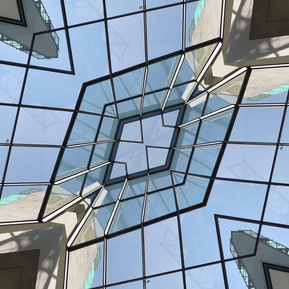 Buildings, folded., study 4