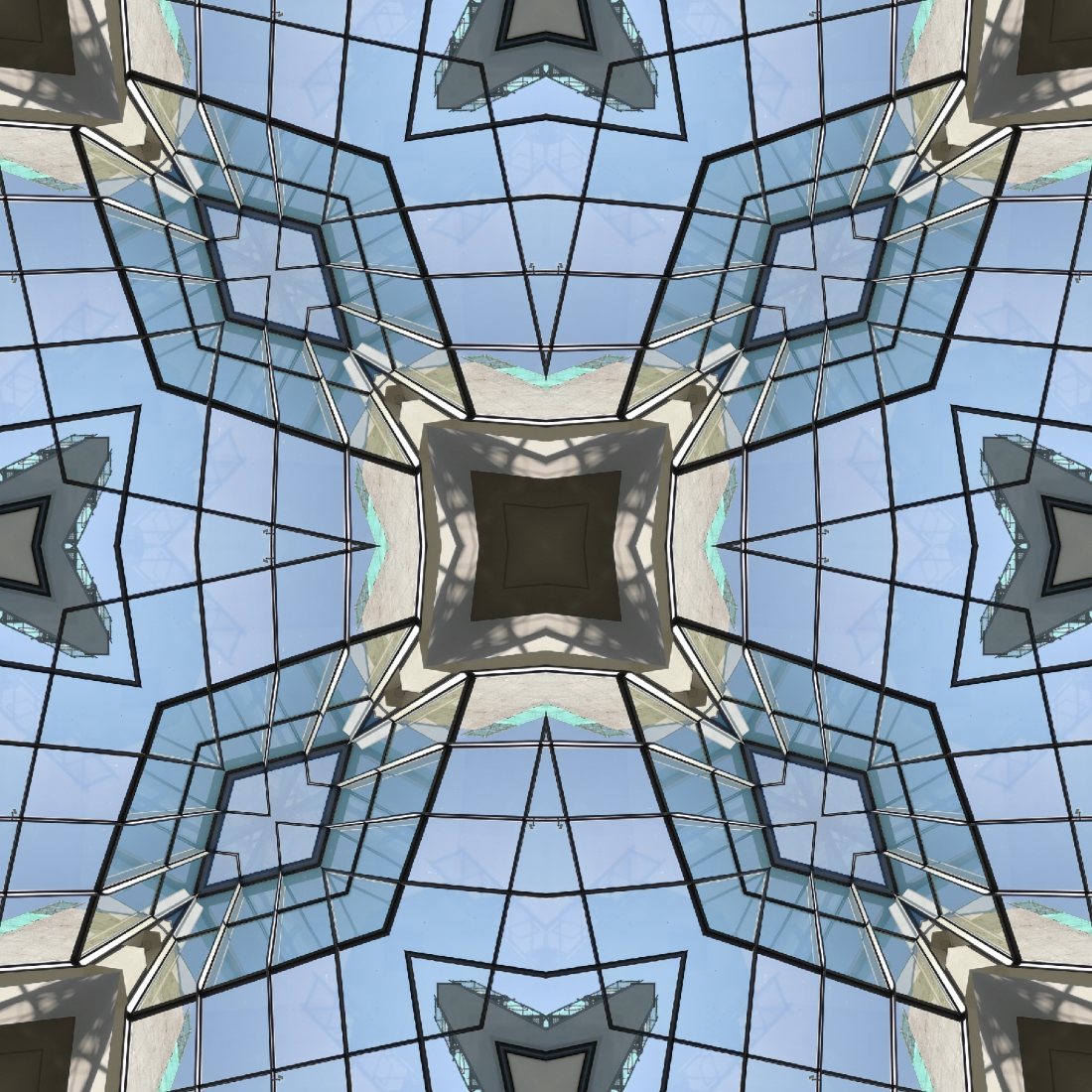 Buildings, folded., study 5