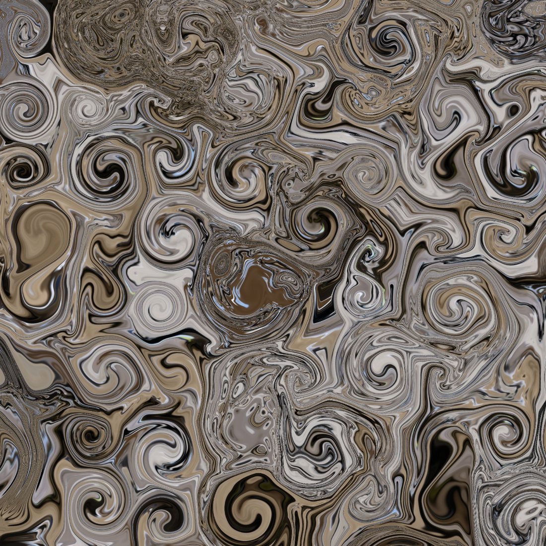Glitch and swirl., study 1