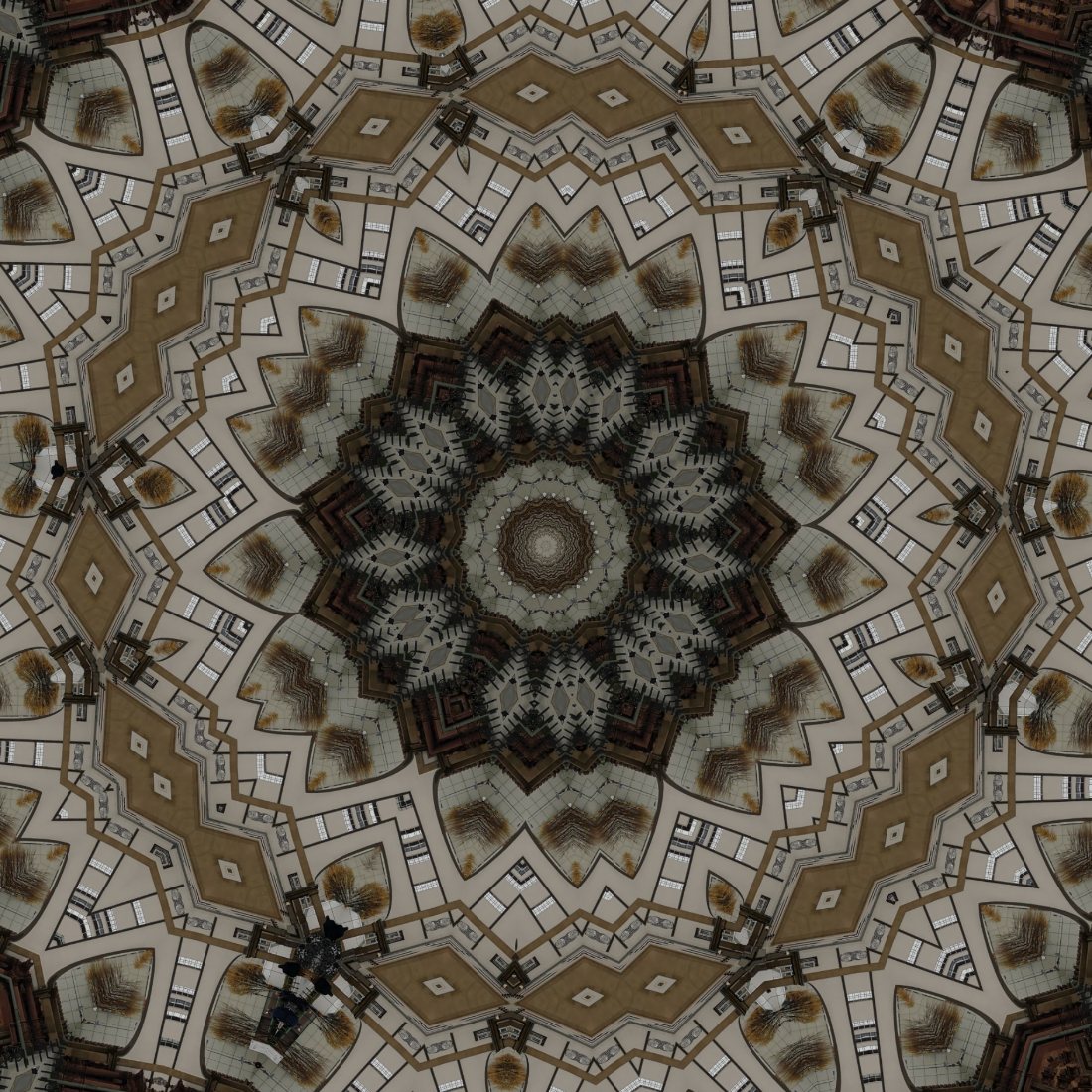 Mandalas., study 6