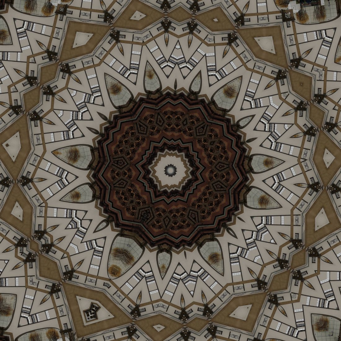 Mandalas., study 8
