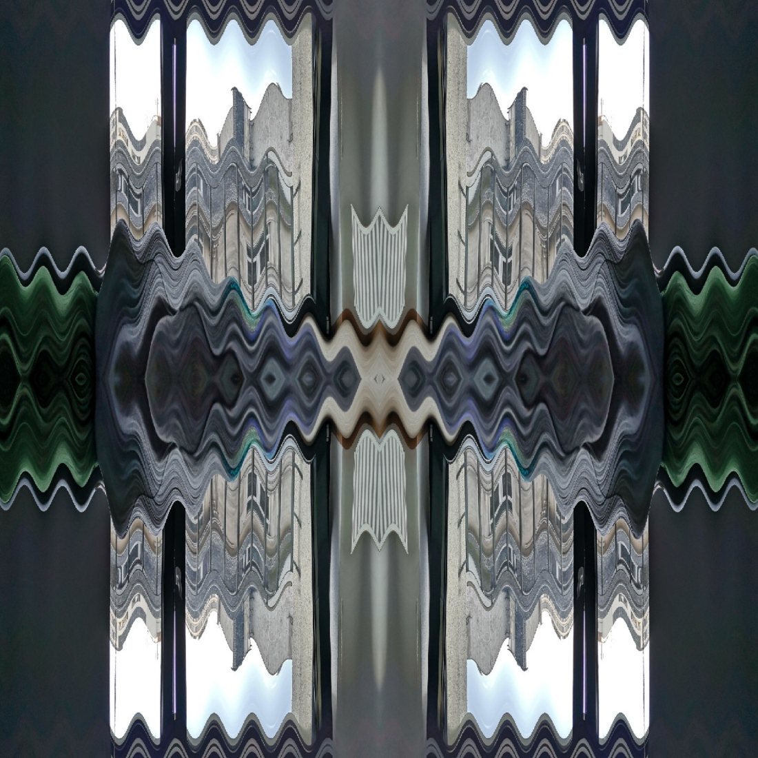 Glitch and swirl., study 6