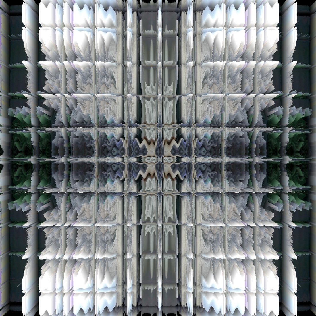 Glitch and swirl., study 7