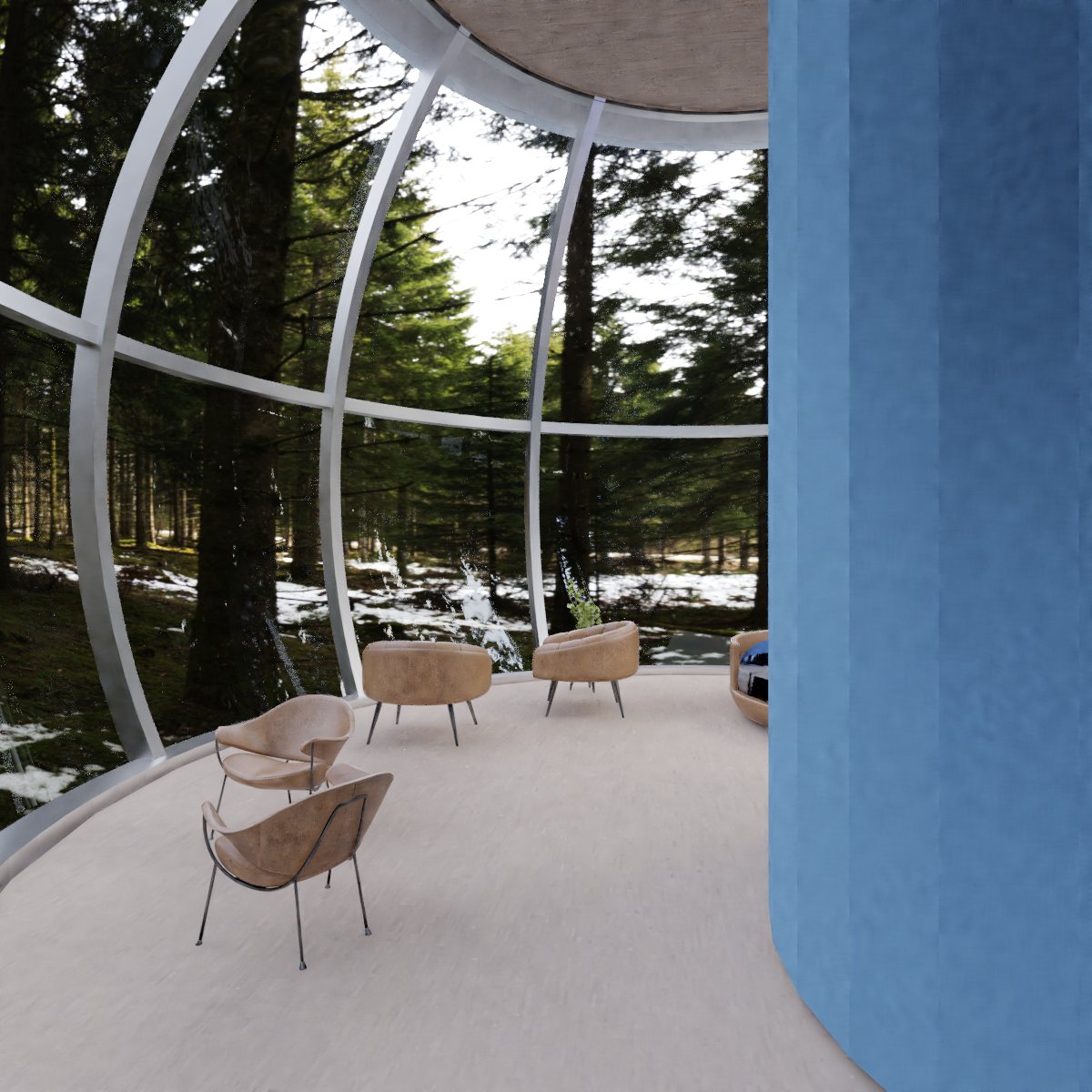 Interior view 5 of the sphere
