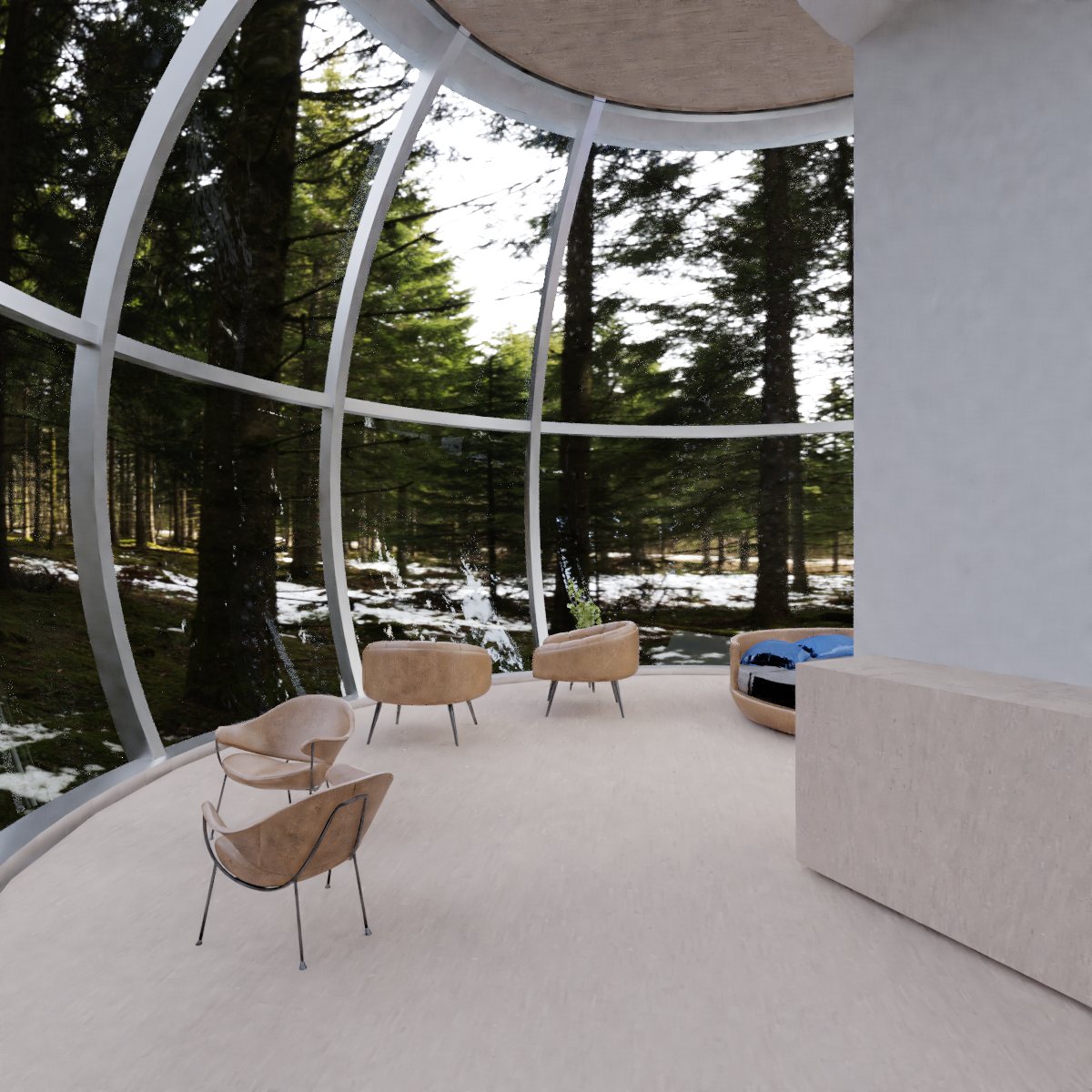 Interior view 6 of the sphere