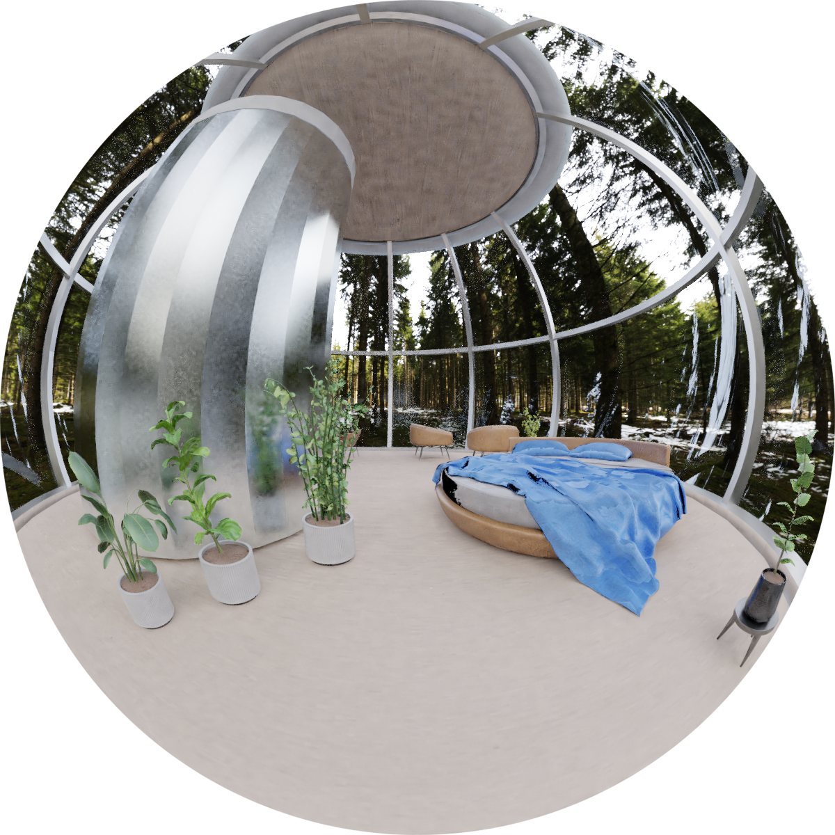 Interior view 8 of the sphere