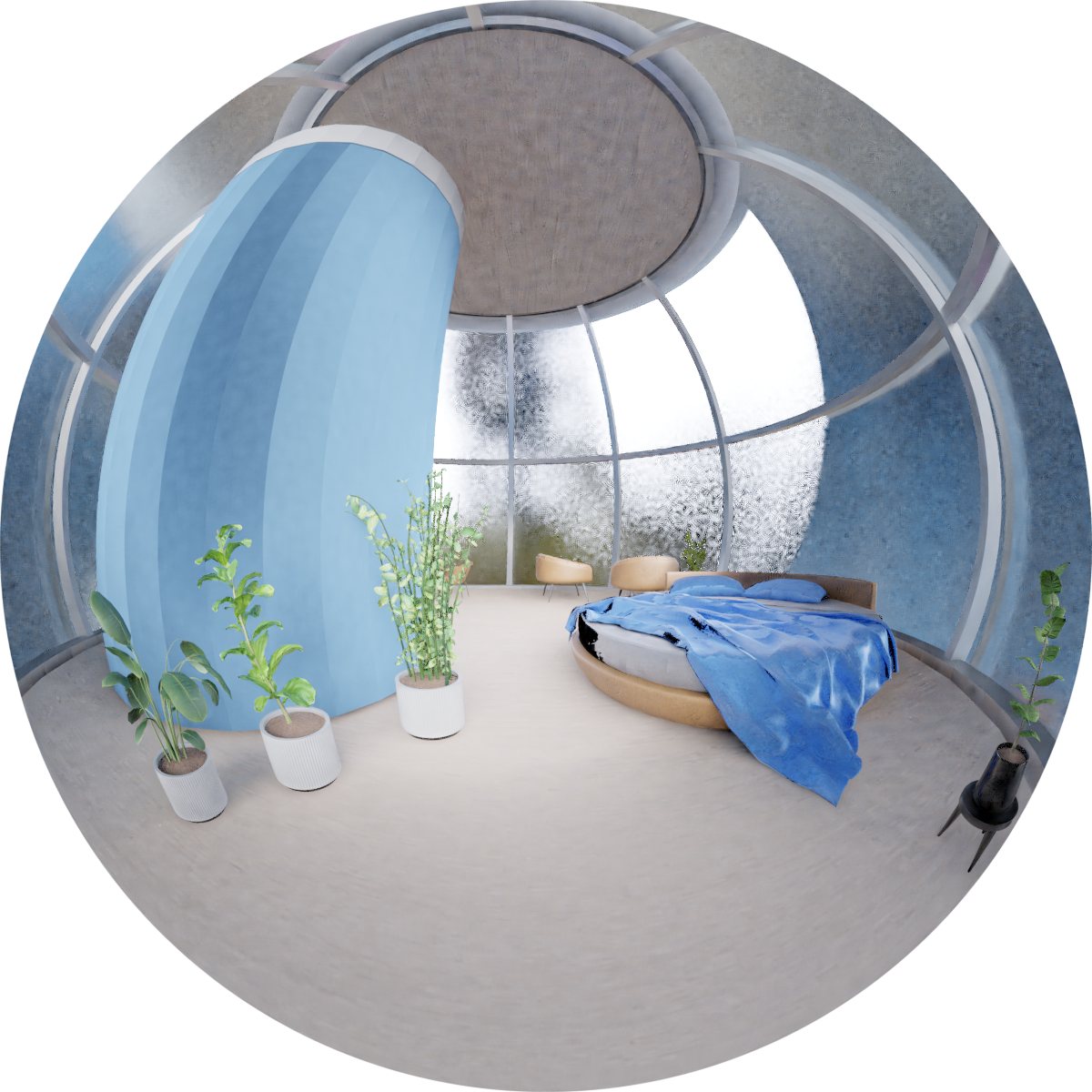 Interior view 9 of the sphere