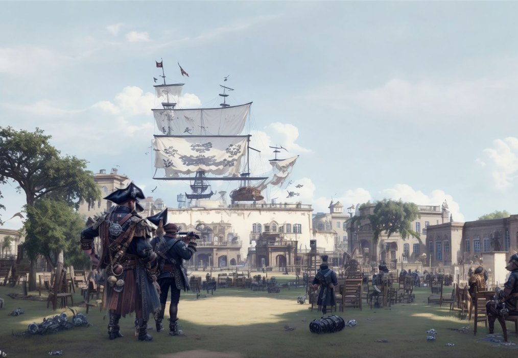The studio site re-imagined by AI, alternative reality 4