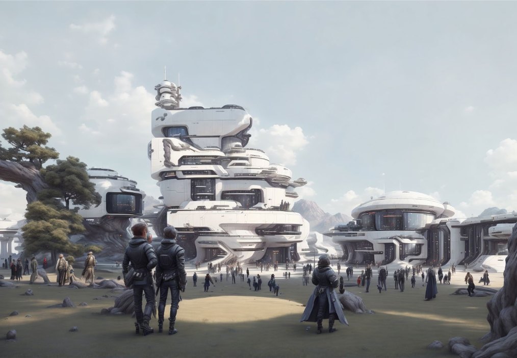 The studio site re-imagined by AI, alternative reality 8