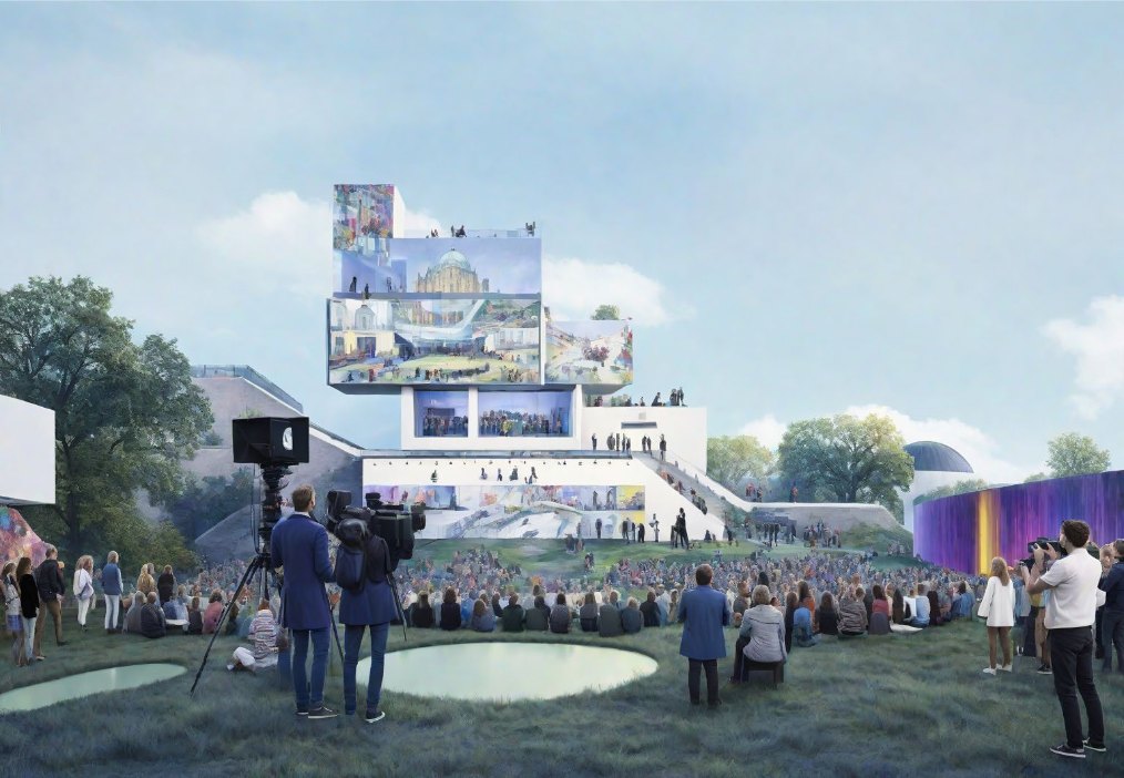 The studio site re-imagined by AI, alternative reality 1