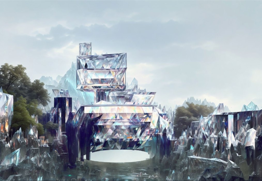The studio site re-imagined by AI, alternative reality 10